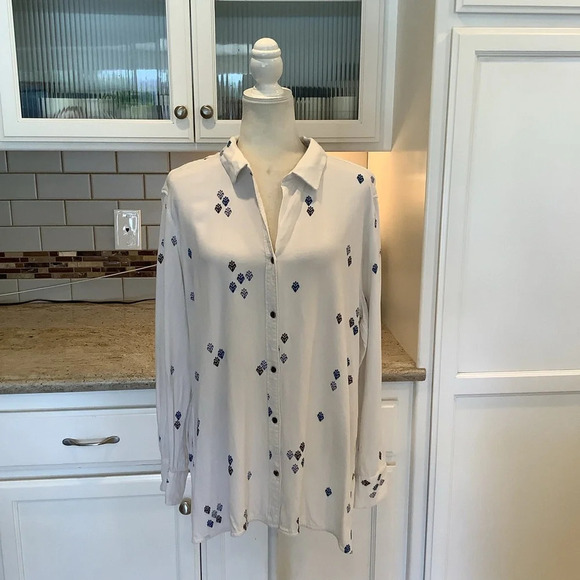 Hatley White Button Up Shirt Size XL - Picture 1 of 10